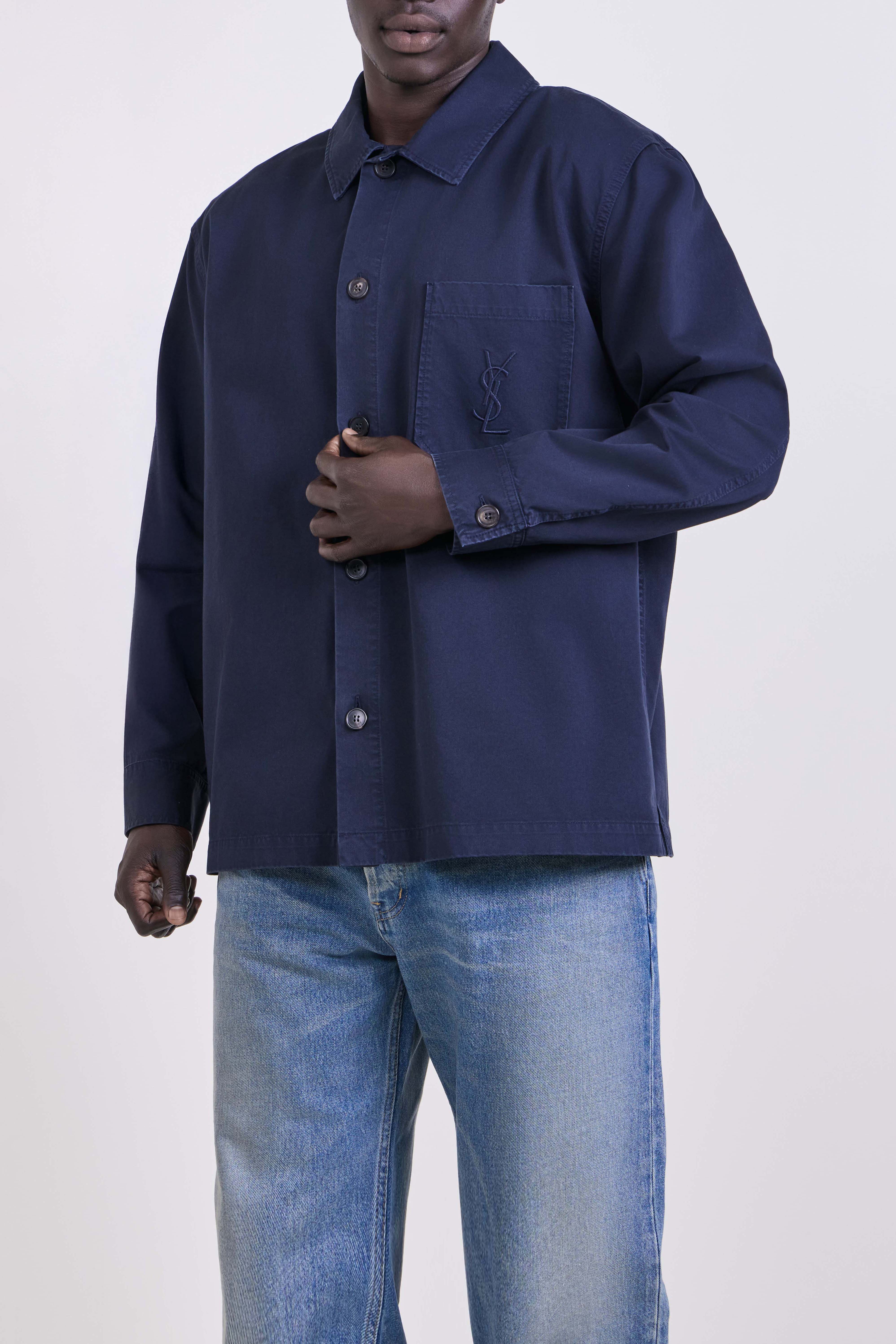 תמונת דוגמן קידמית של חולצת ז'קט אוברסייז