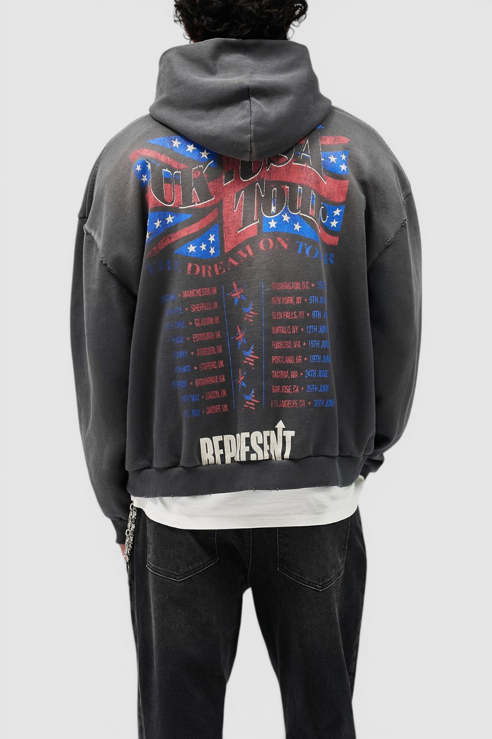 תמונת דוגמן אחורית של קפוצ'ון אוברסייז