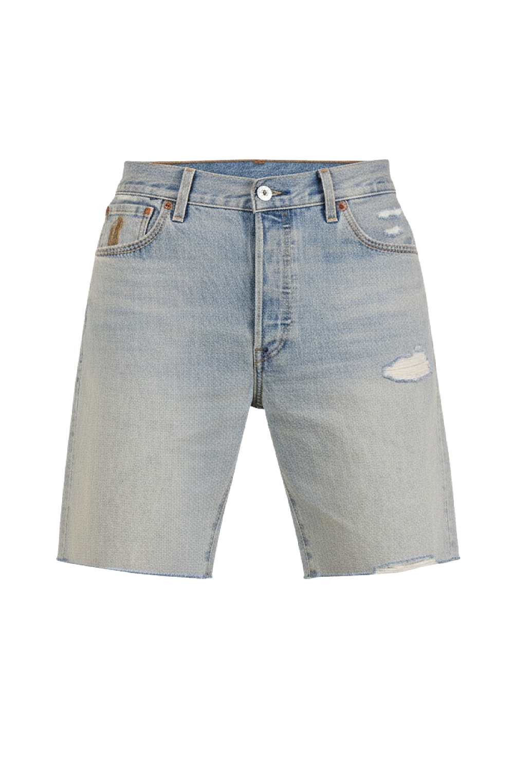 תמונה קידמית של מכנסי ג'ינס קצרים 501