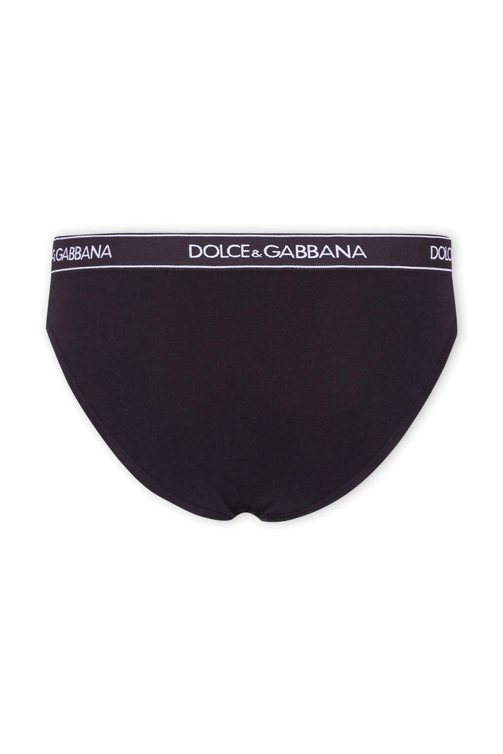 תחתונים קלאסיים שחורים עם לוגוטייפ DOLCE & GABBANA