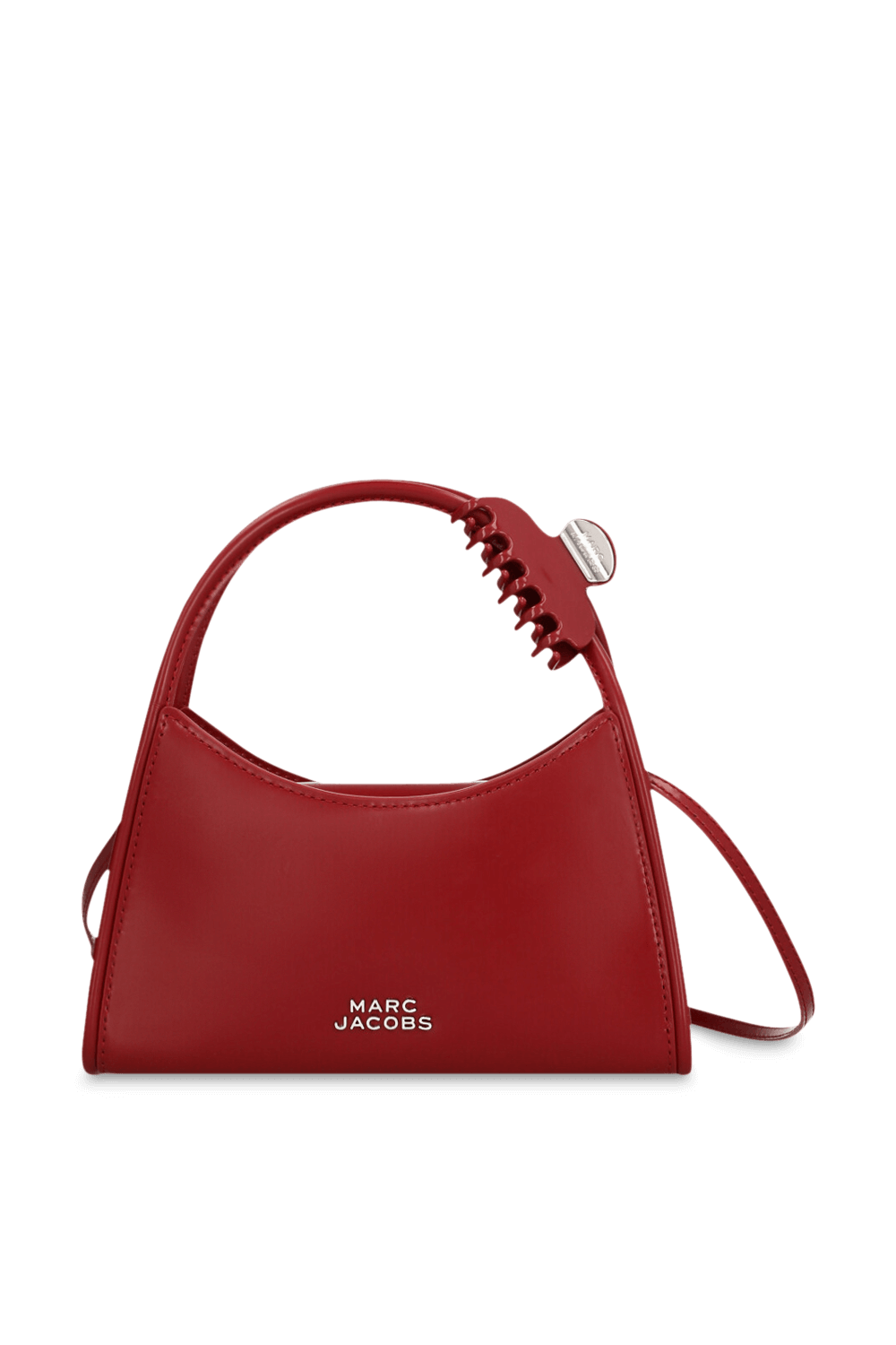 תמונה קידמית של תיק כתף עם קליפס לשיער