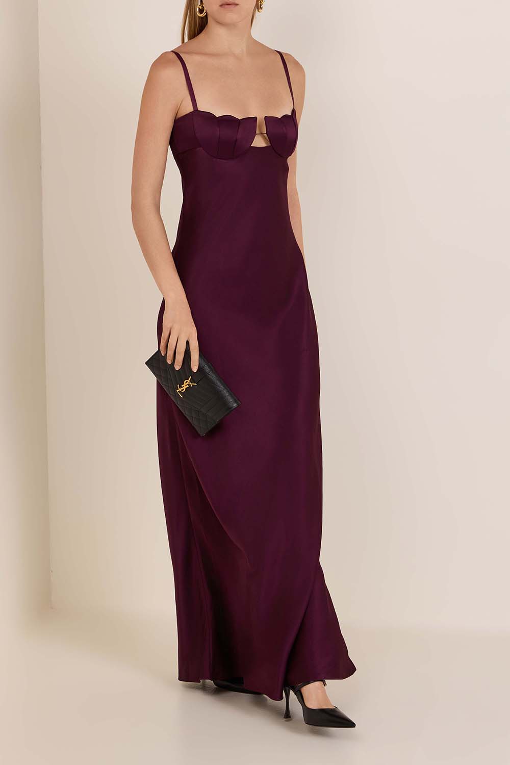 תמונת דוגמן קידמית של תיק קלאץ' מעטפה