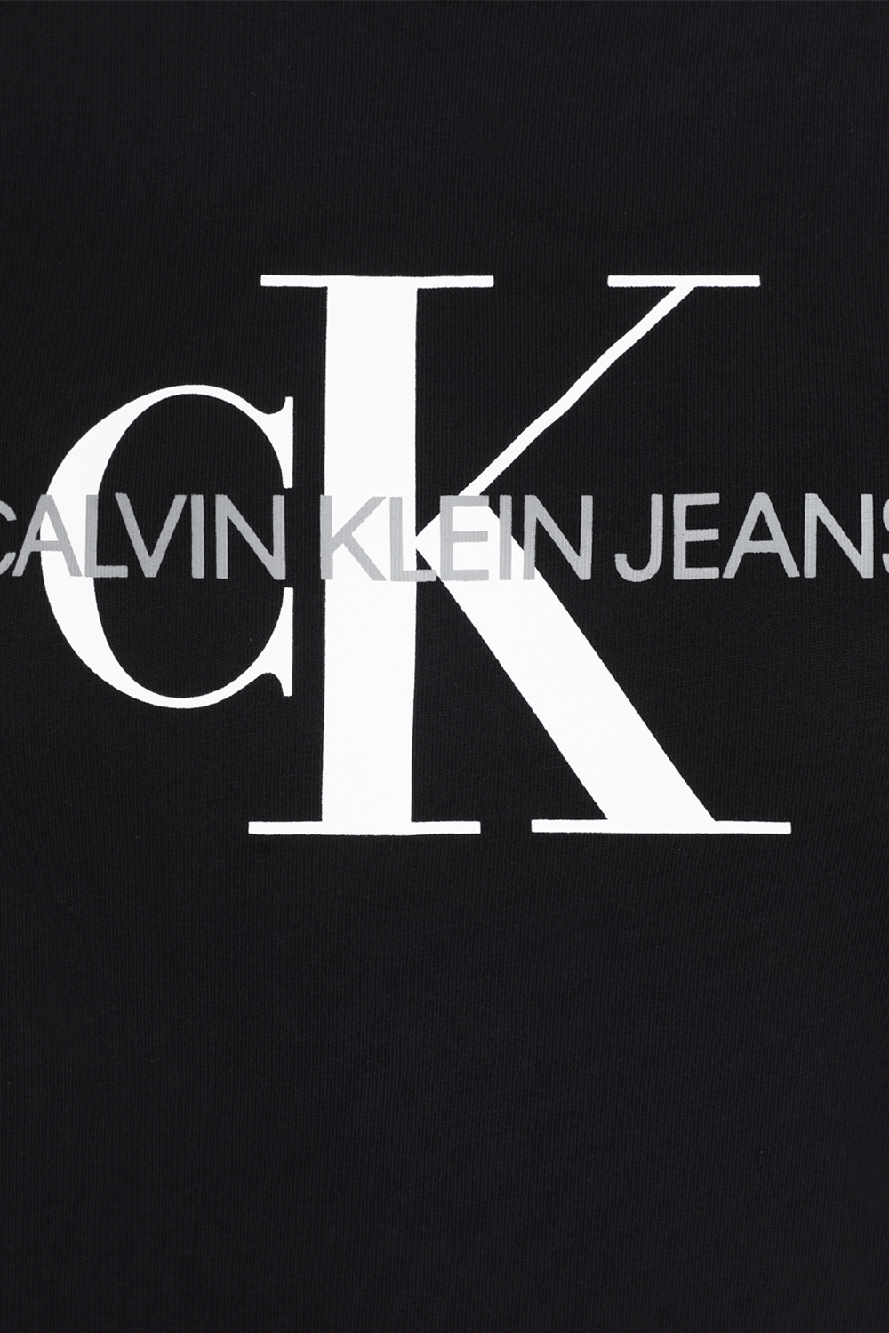 Monogram Logo Tee in Black image number null CALVIN KLEIN