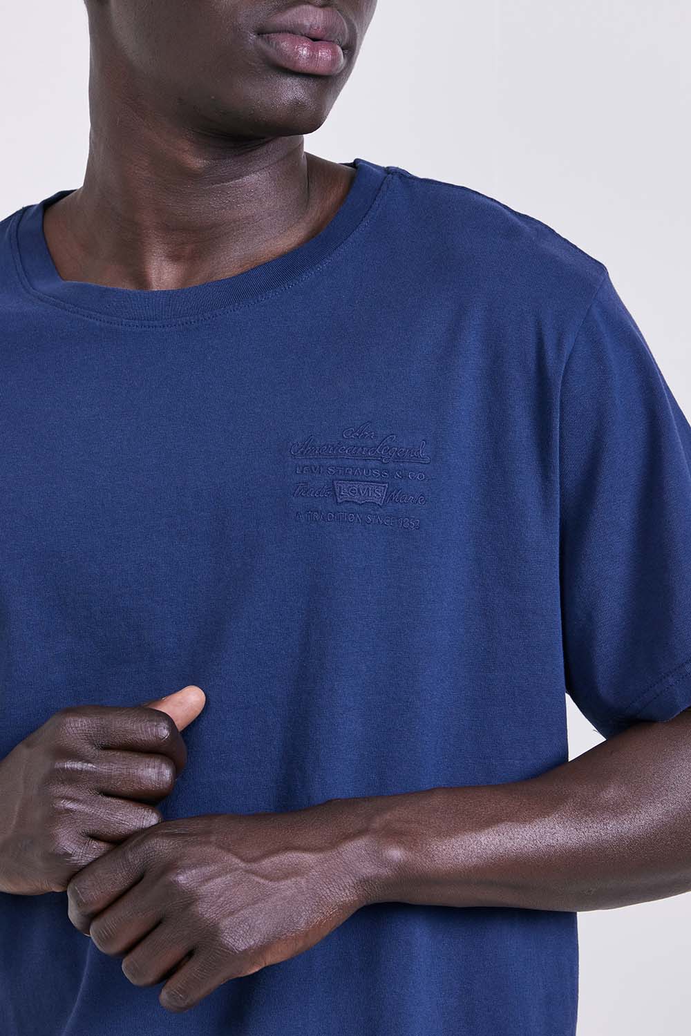 תמונת תקריב דוגמן של חולצת טי