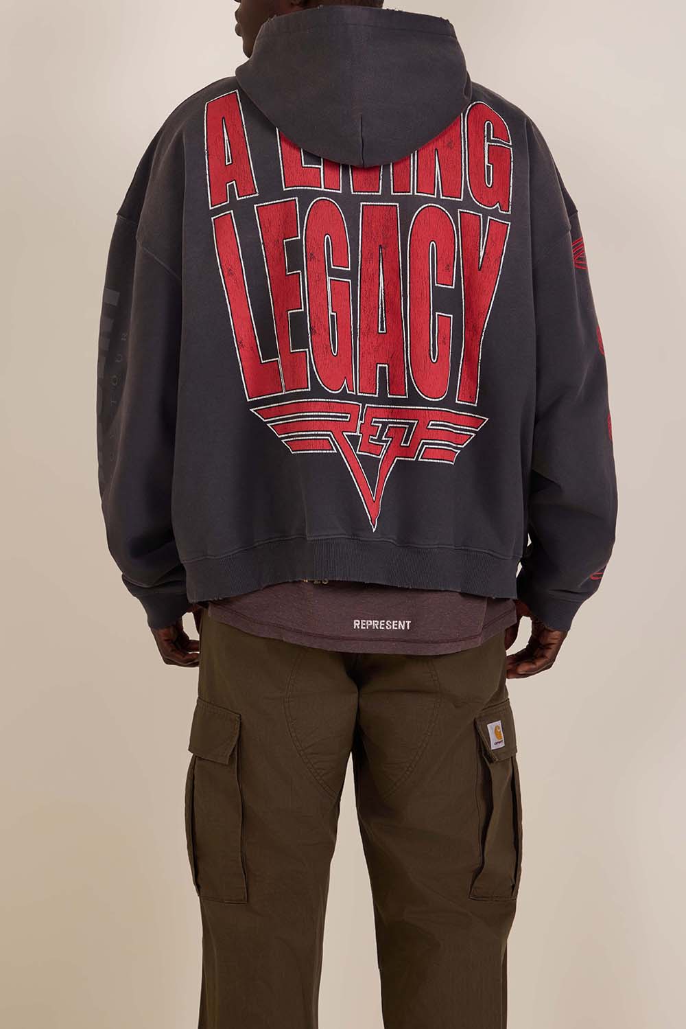 סווטשירט קפוצ'ון דו צדדי