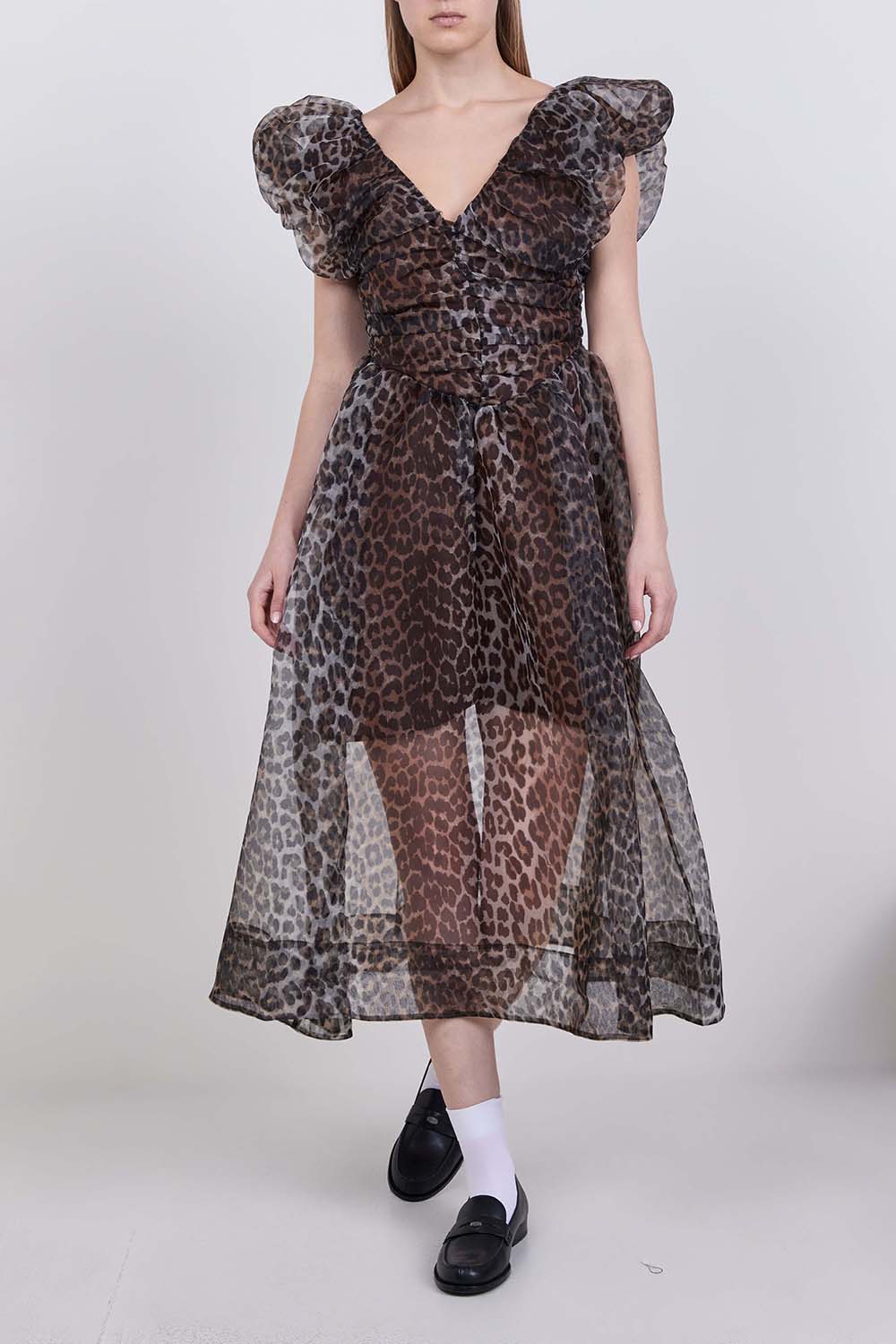 תמונת דוגמן קידמית של שמלת מידי