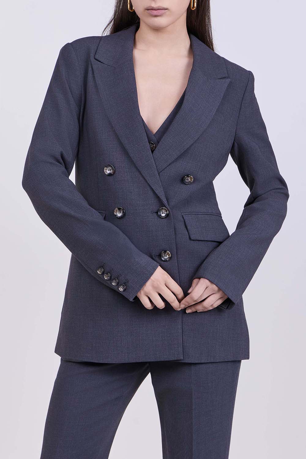 תמונת דוגמן קידמית של ז&rsquo;קט מחויט