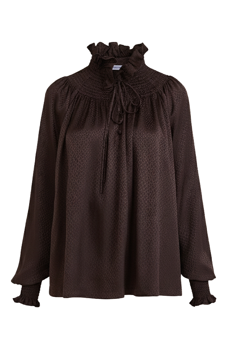 תמונה קידמית של חולצת משי