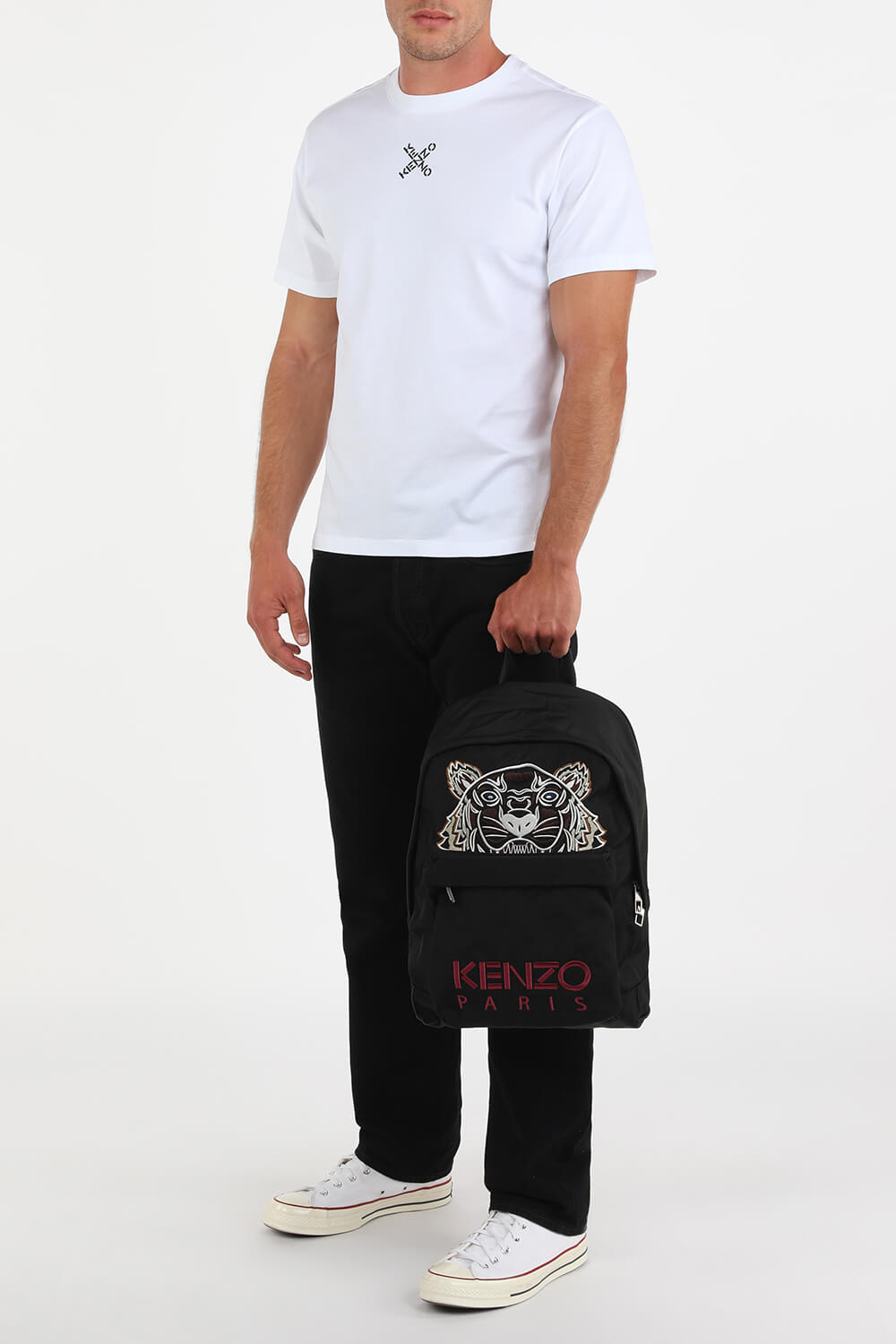 kenzo tiger backpack black
