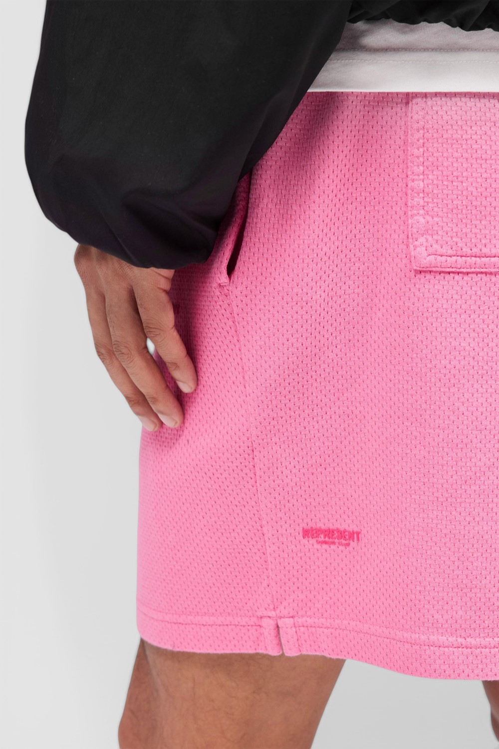 תמונת תקריב דוגמן של מכנסיים קצרים