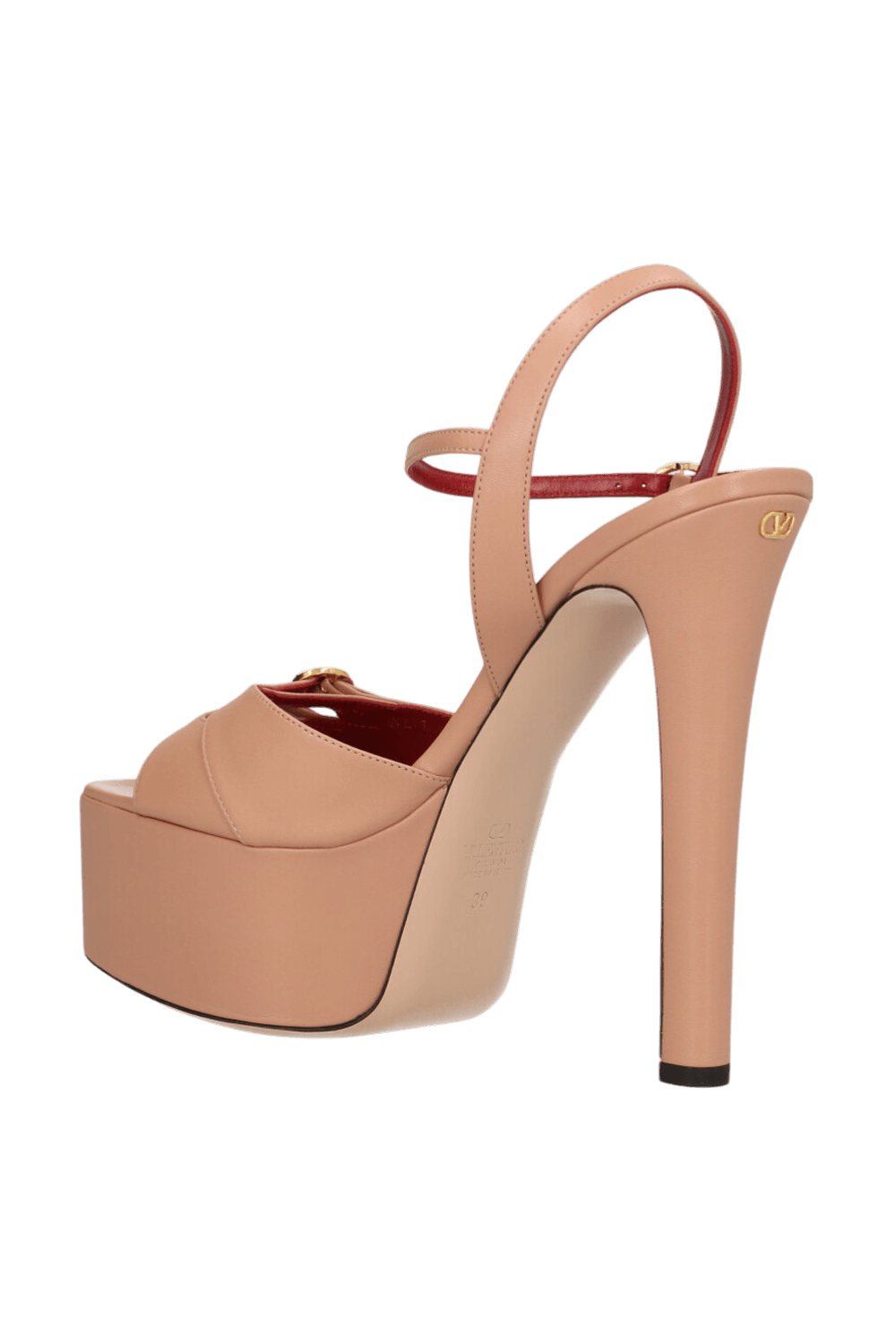 תמונה אחורית של סנדלי עקב