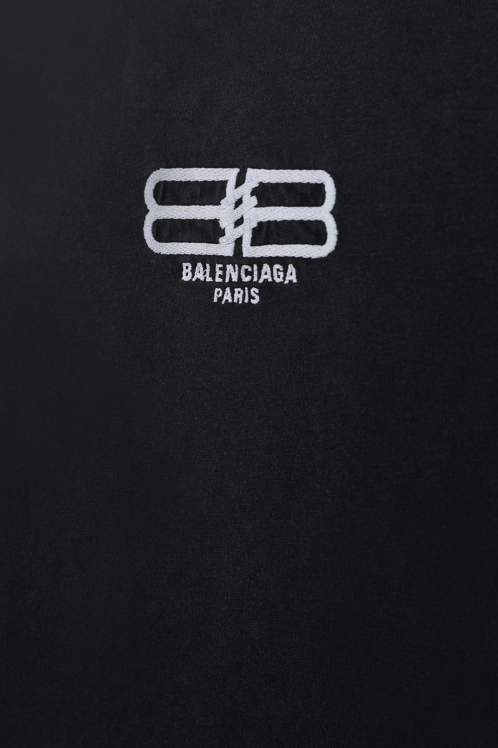 חולצת טי מדיום פיט עם הדפס לוגו BALENCIAGA