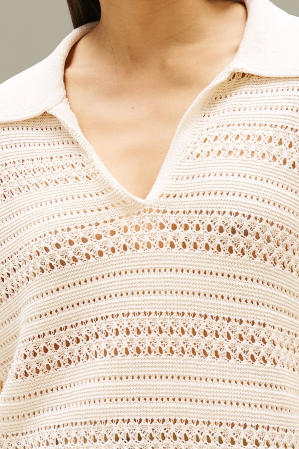 תמונת תקריב דוגמן של סריג