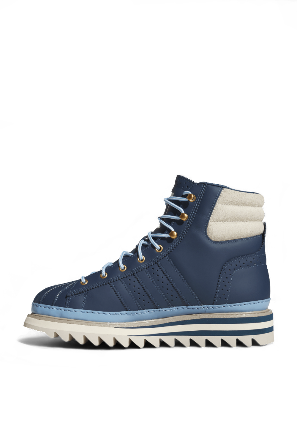 תמונה אחורית של נעלי עור אדידס X קלוט