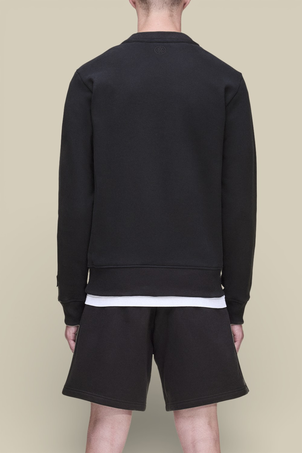 תמונת דוגמן אחורית של סווטשירט