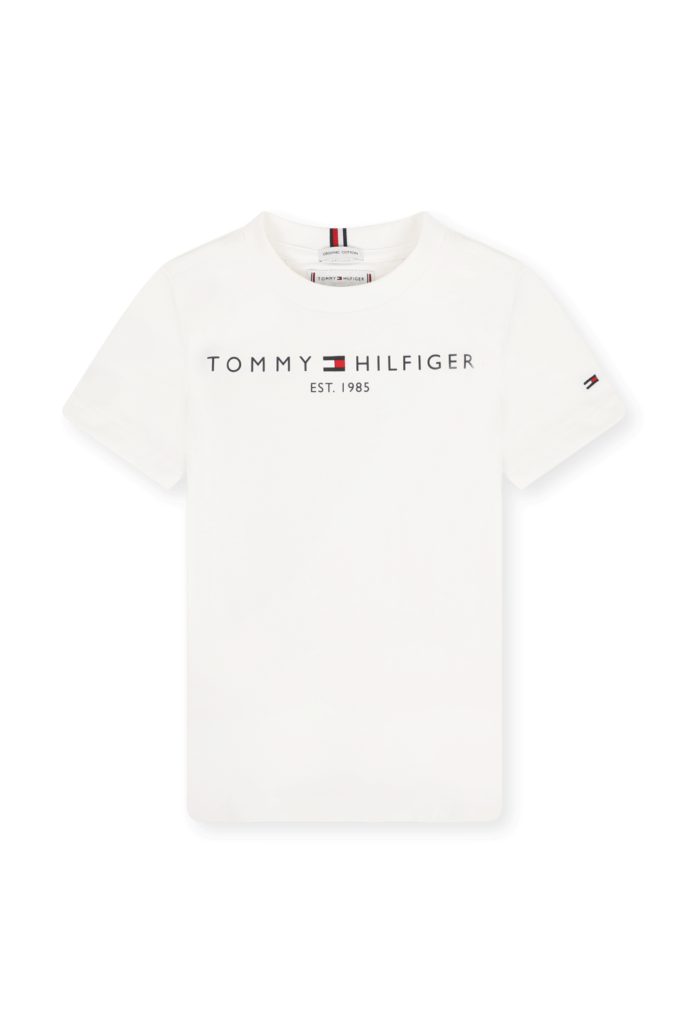 תמונה קידמית של חולצת טי עם הדפס לוגו-  גילאי 12 חודשים-7 שנים