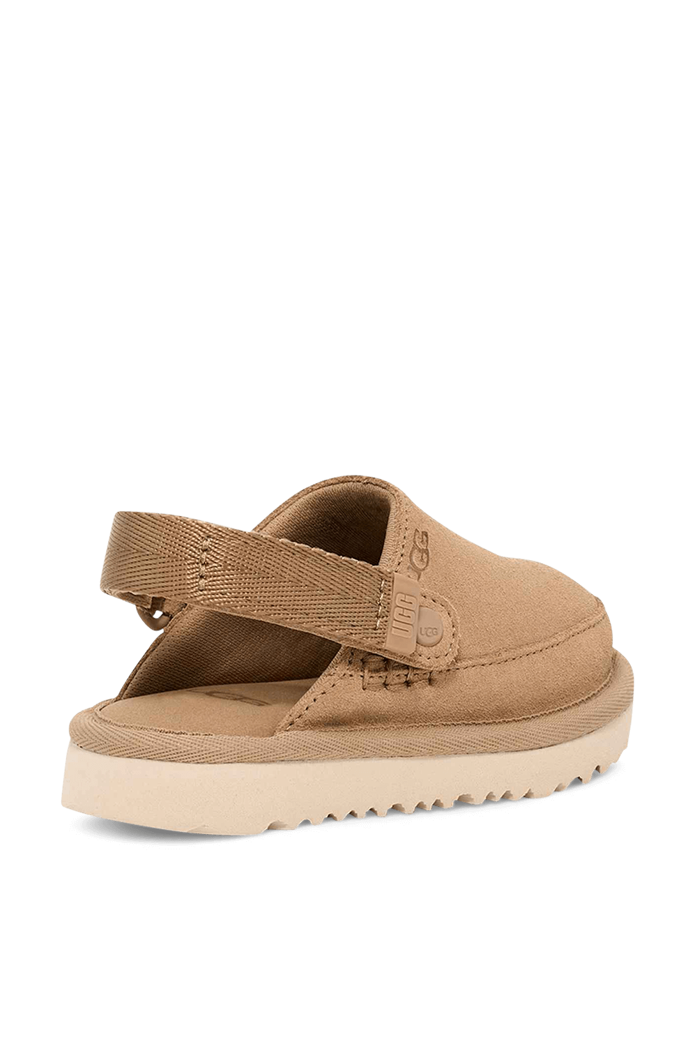 תמונת תקריב של סנדלי סליידס גולדן סטאר קלוג - מידות 22-30