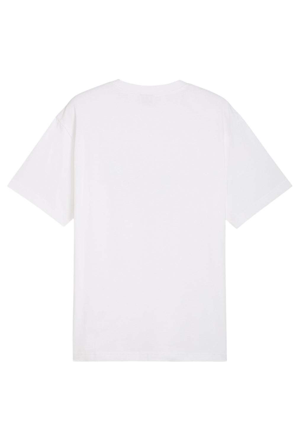 תמונה אחורית של חולצת טי בגזרה משוחררת