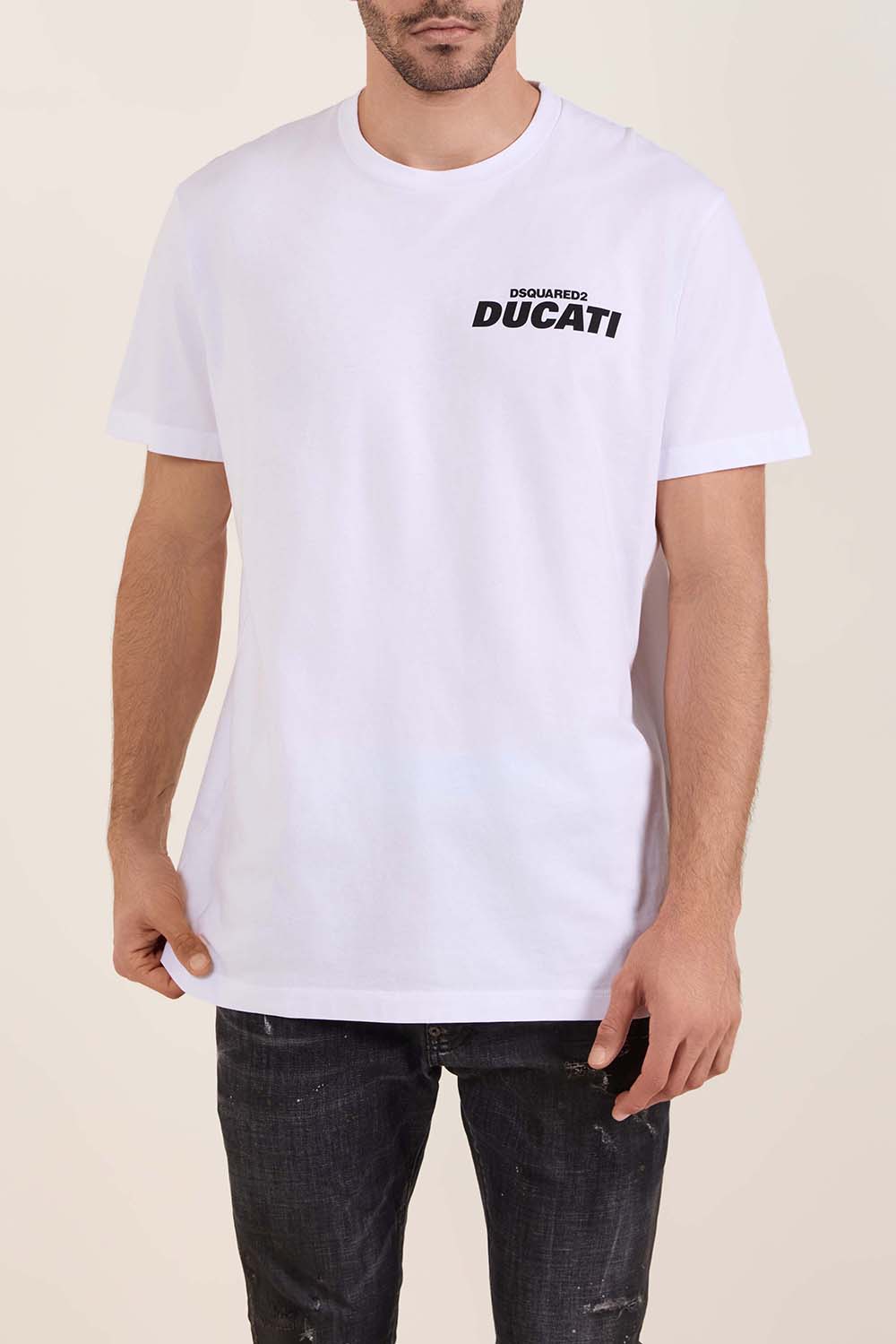 תמונת דוגמן קידמית של חולצת טי דיסקוורד X דוקאטי