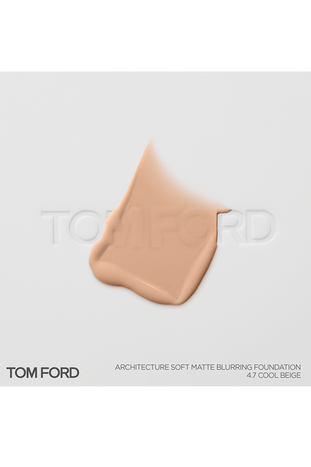 תמונה אחורית של ARCHITECTURE SOFT MATTE BLURRING FOUNDATION 4.7 COOL BEIGE