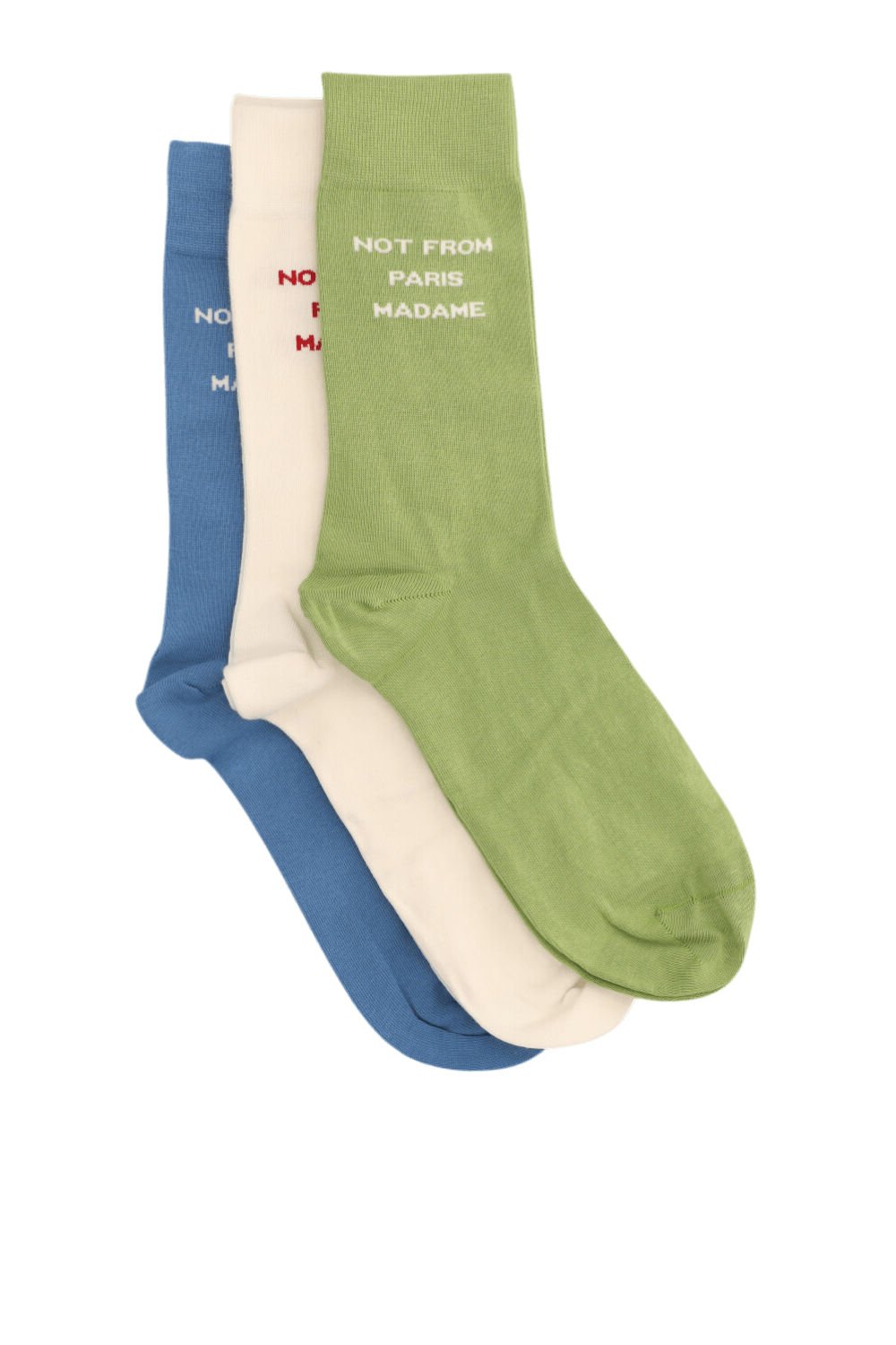 תמונה אחורית של מארז שלושה זוגות גרביים