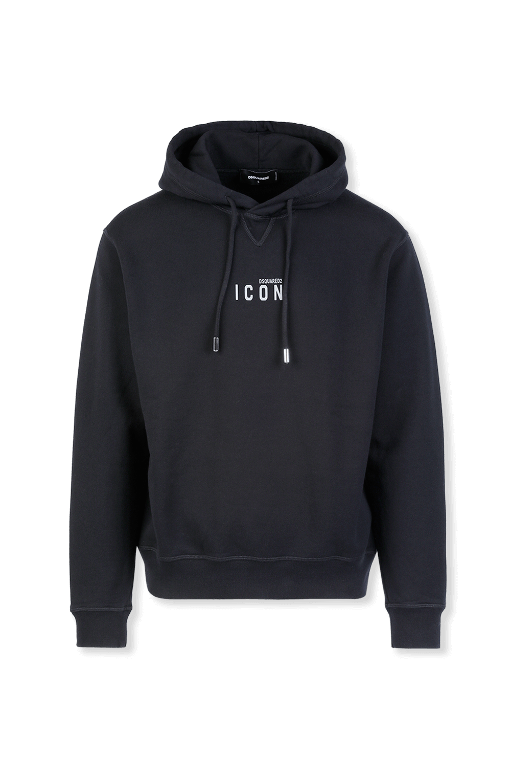 תמונה קידמית של סווטשירט קפוצ'ון עם לוגו אייקון