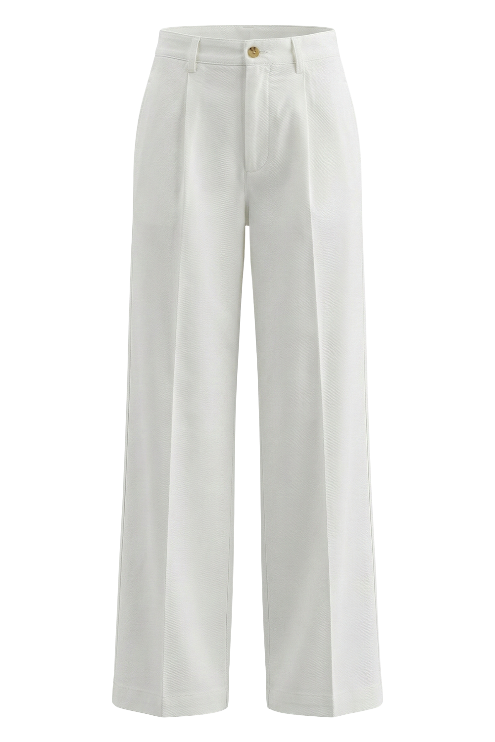 תמונה קידמית של מכנסי צ'ינו בגזרה משוחררת