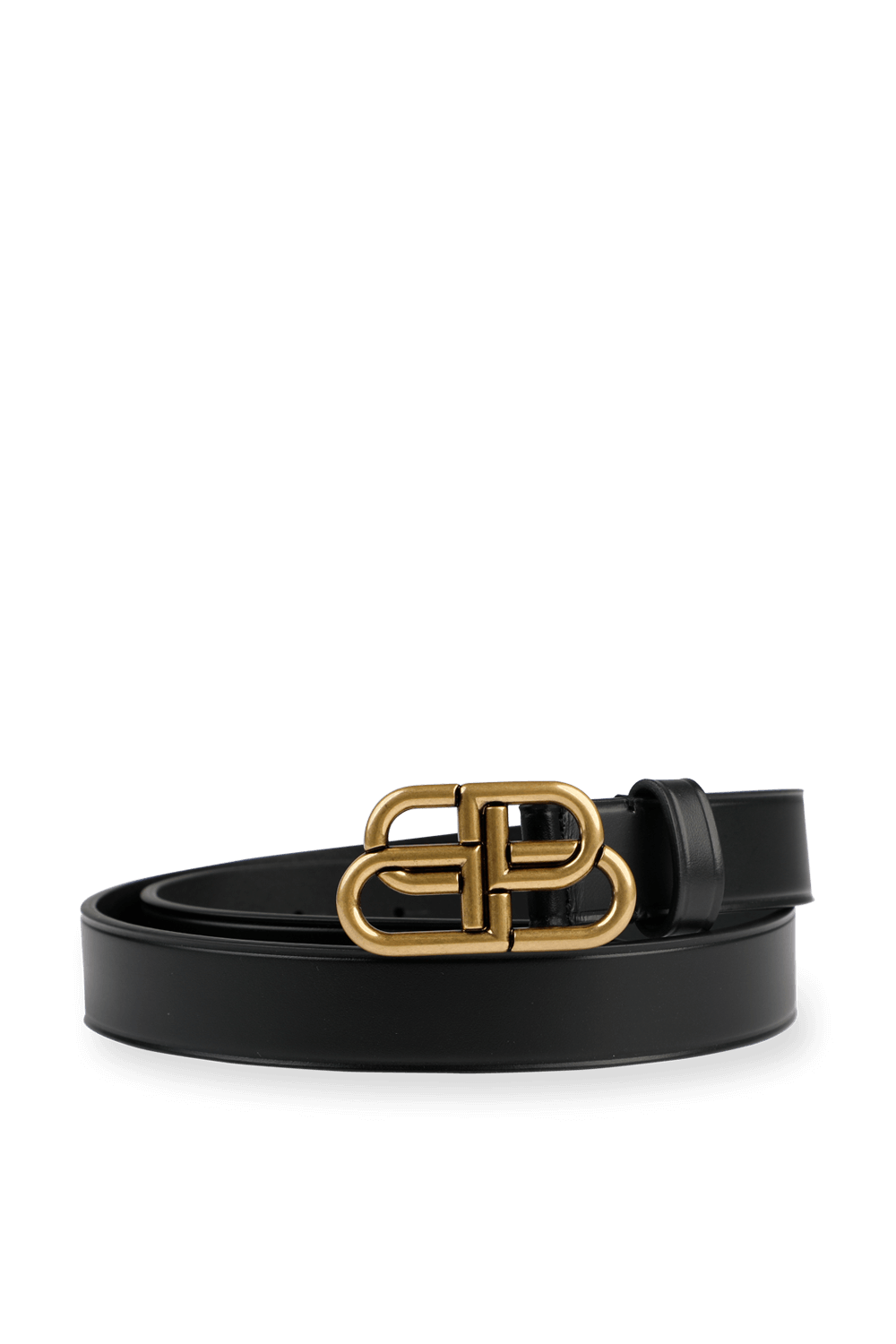 תמונה קידמית של BB Belt in Black Leather