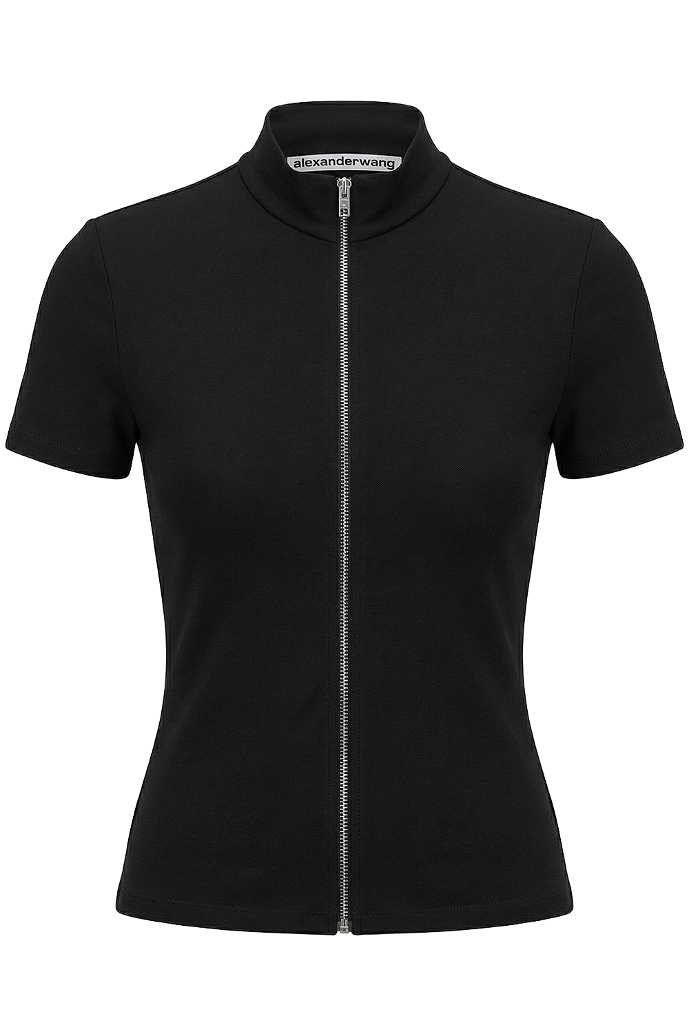 תמונה קידמית של חולצת טי רוכסן