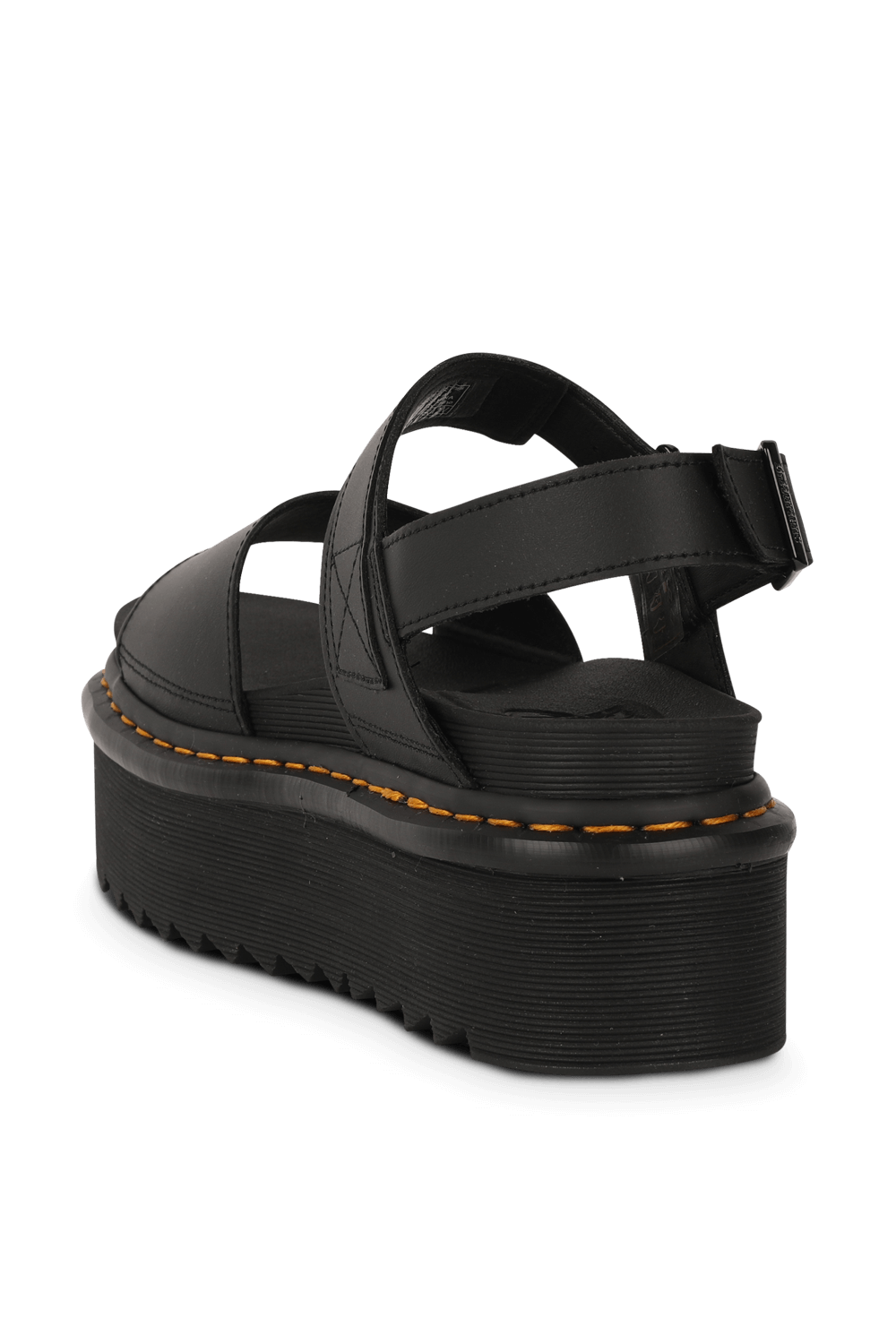 platform sandals all black