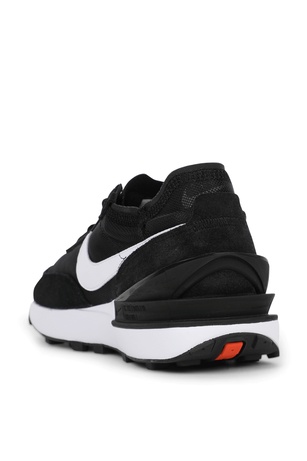 תמונה אחורית של נעלי סניקרס וואפל בשחור