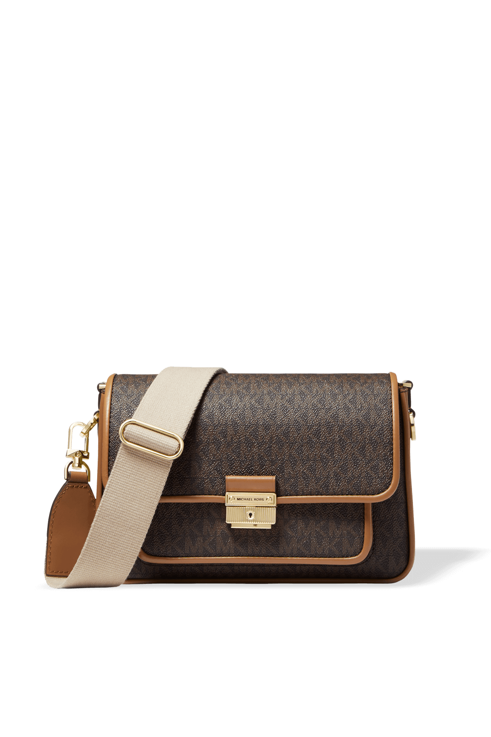 michael kors md messenger leather
