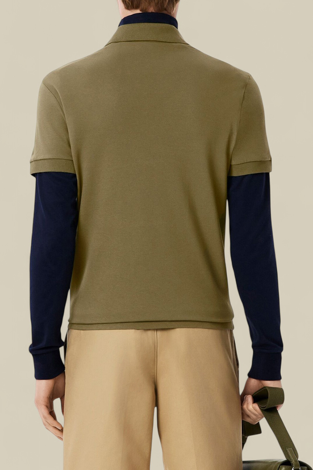 תמונת דוגמן אחורית של חולצת פולו סמארט פריז