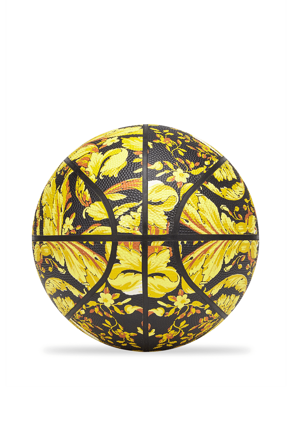 כדור כדורסל עם פרינט בארוק בגווני זהב ושחור VERSACE HOME