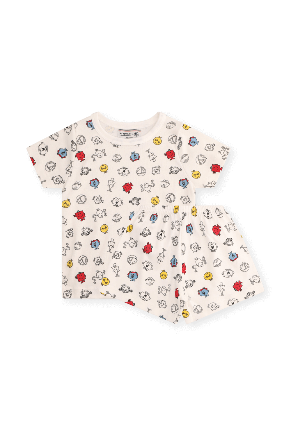 תמונה קידמית של פטיט באטו X מר וגברת סט פיג'מה