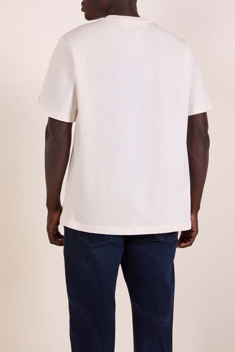 תמונת דוגמן אחורית של חולצת טי