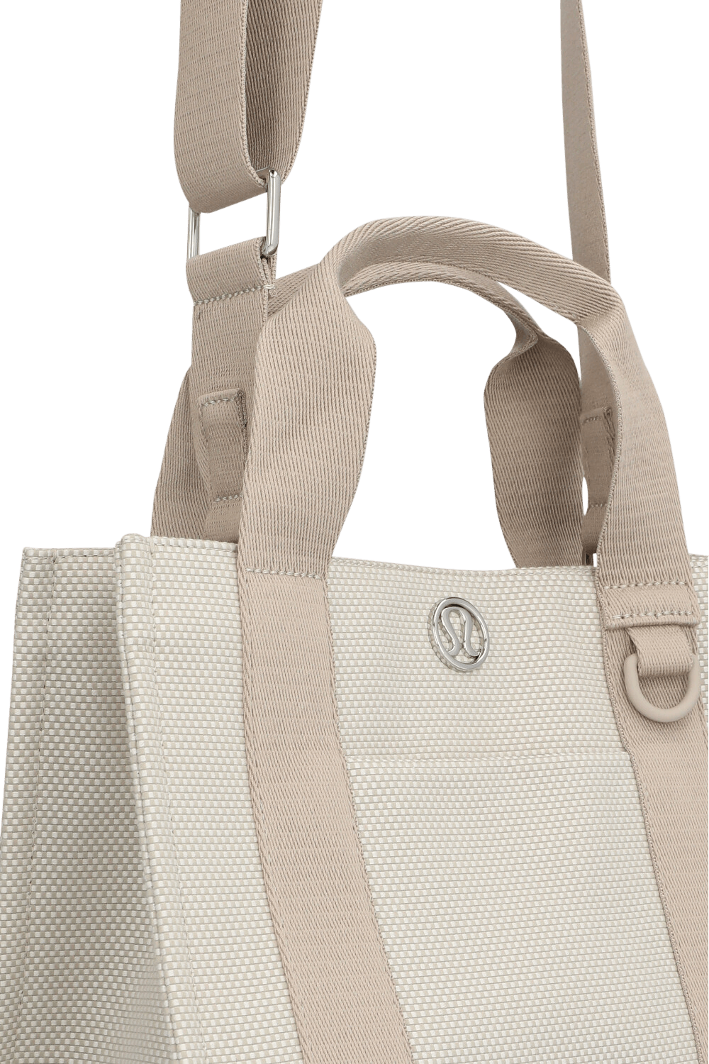 תמונת תקריב של Two-Tone Canvas Tote Bag Mini
