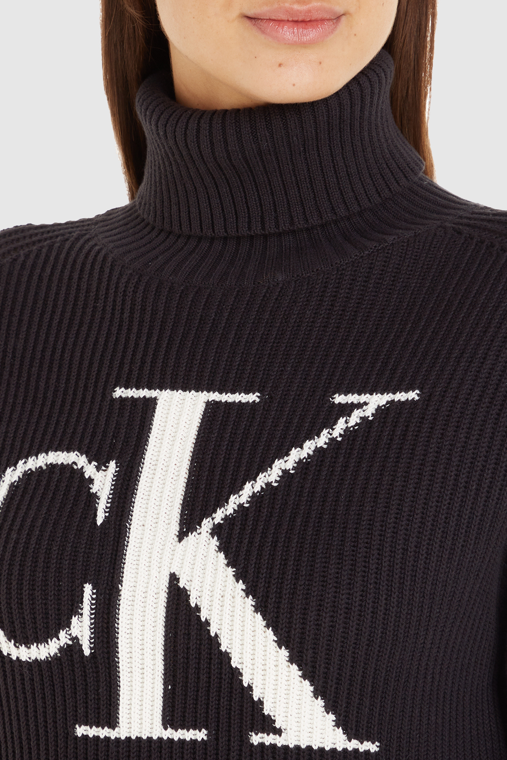 תמונת תקריב דוגמן של סריג גולף מכותנה