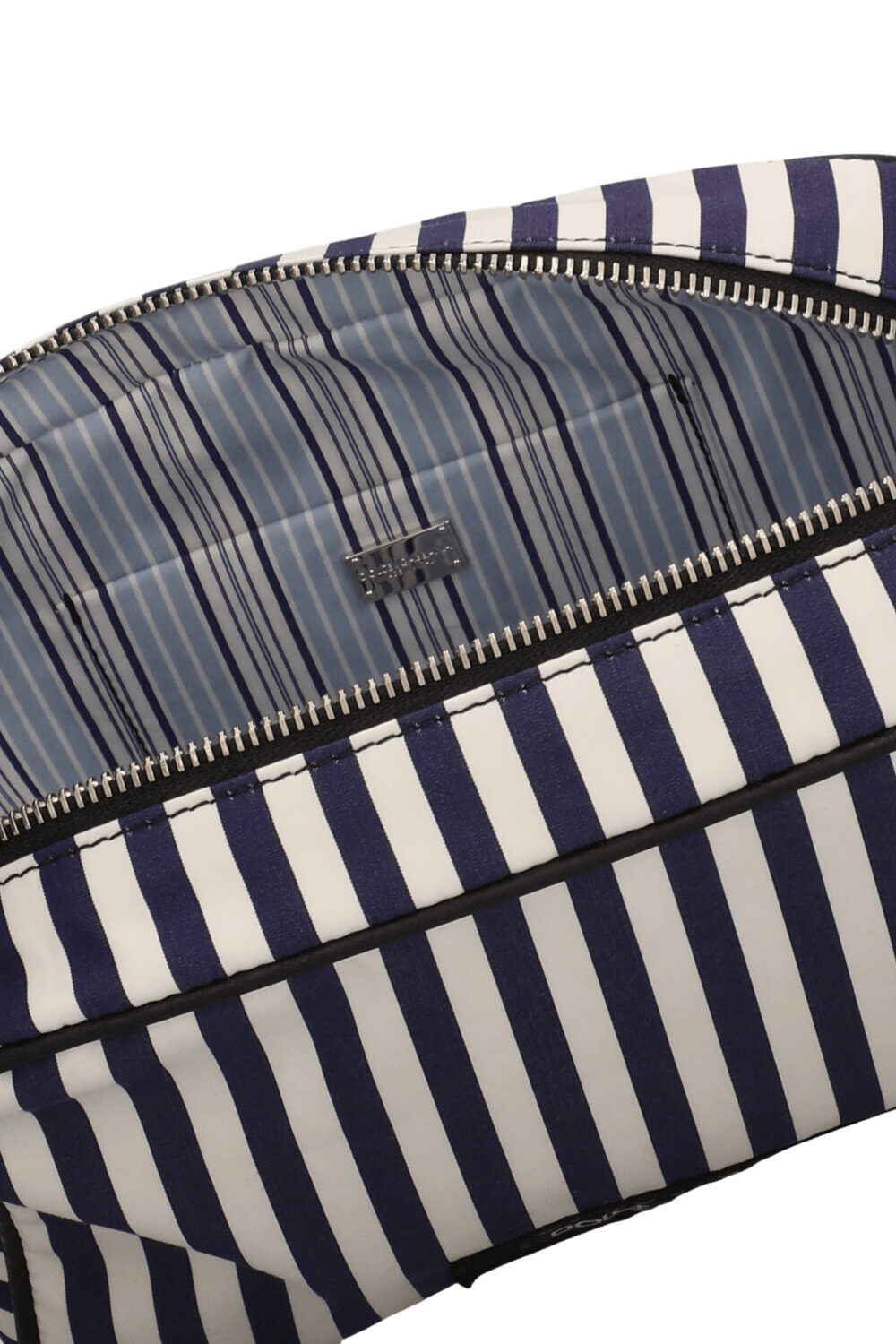 תמונת פנים של תיק קלאץ' פסים