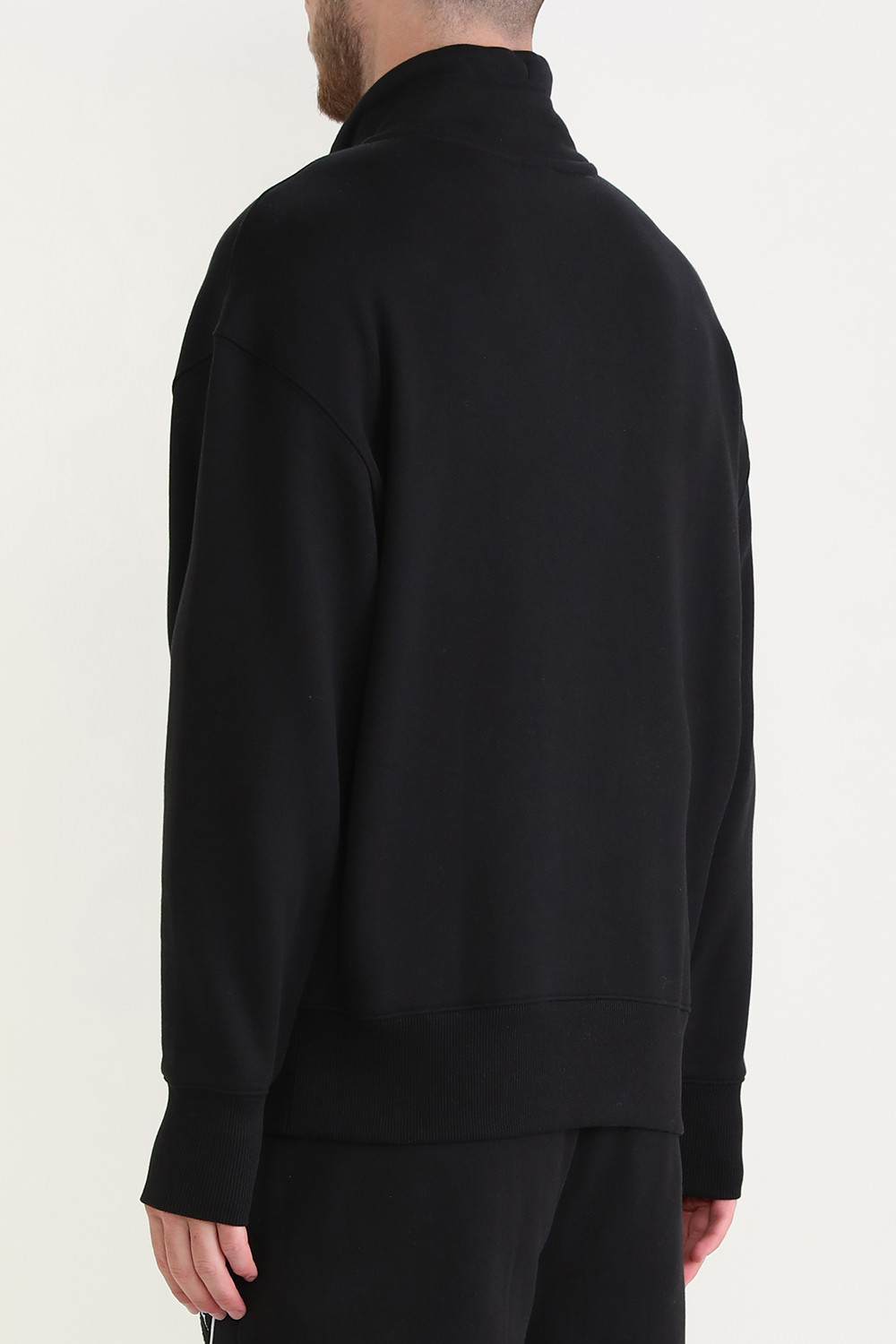 תמונת דוגמן אחורית של פומה X אמי סווטשירט צווארון מרוכסן