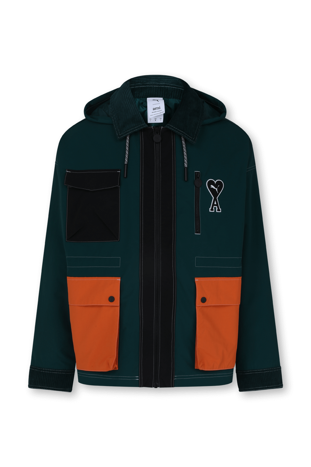 תמונה קידמית של פומה X אמי מעיל ניילון