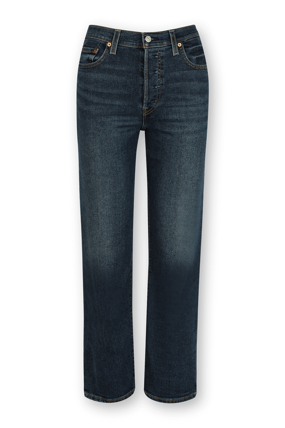 מכנסי ג'ינס ריבקאייג' ישרים כחולים LEVI`S