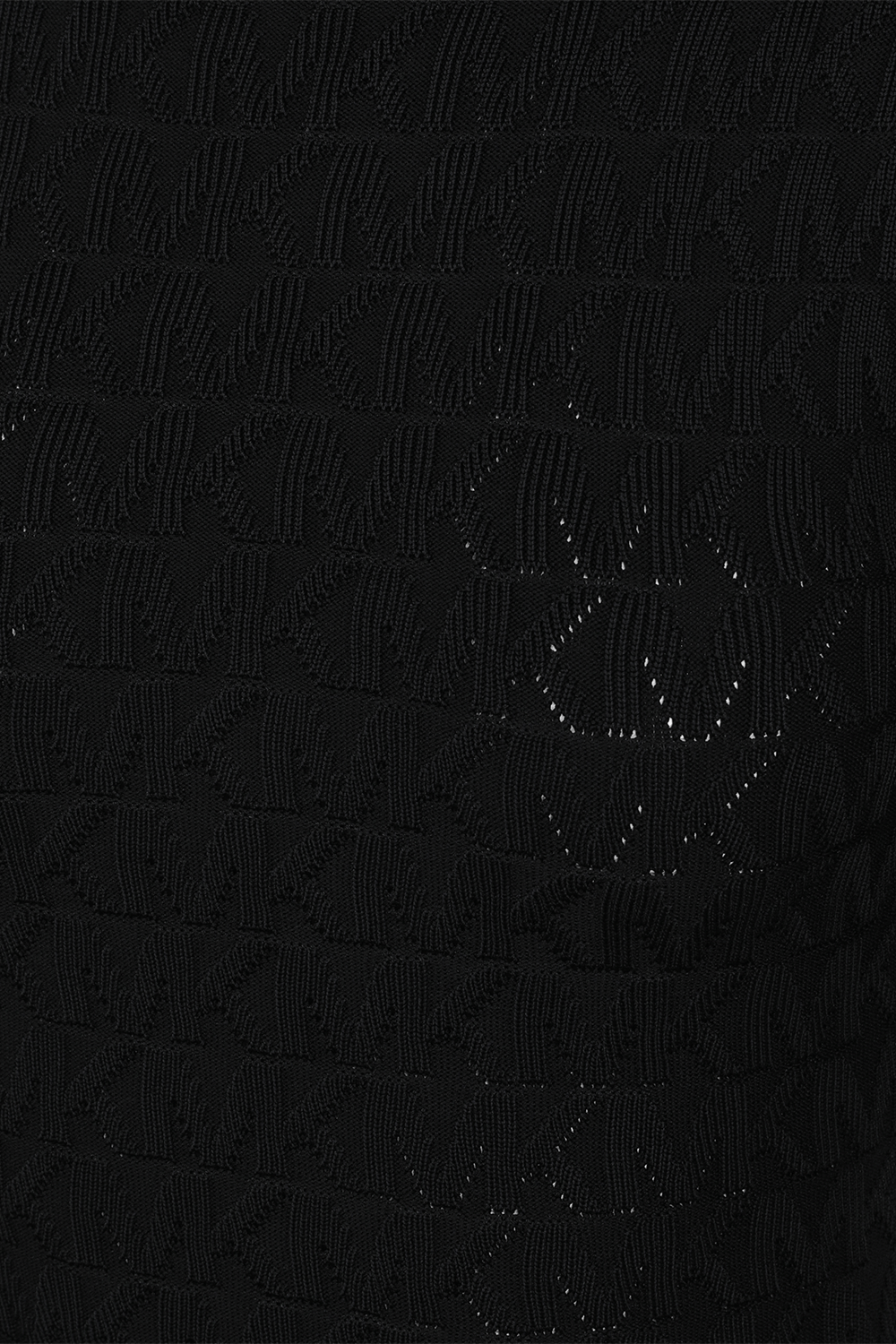 תמונה אחורית של שמלת מיני מונוגרמית