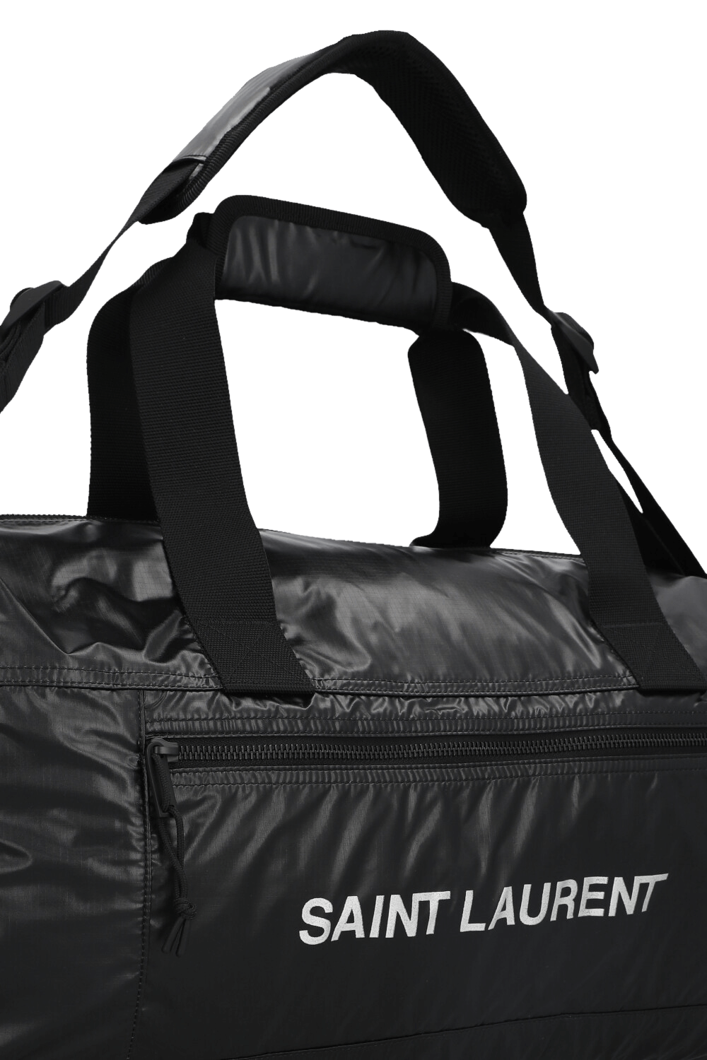 תמונת תקריב של תיק נסיעות דאפל