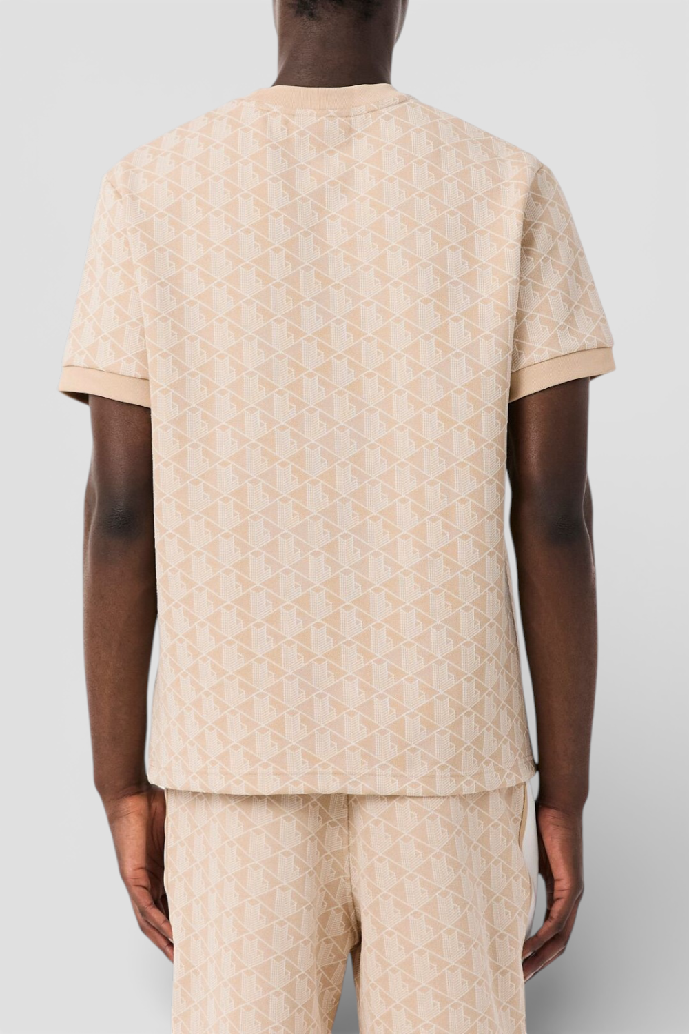 תמונת דוגמן אחורית של חולצת טי