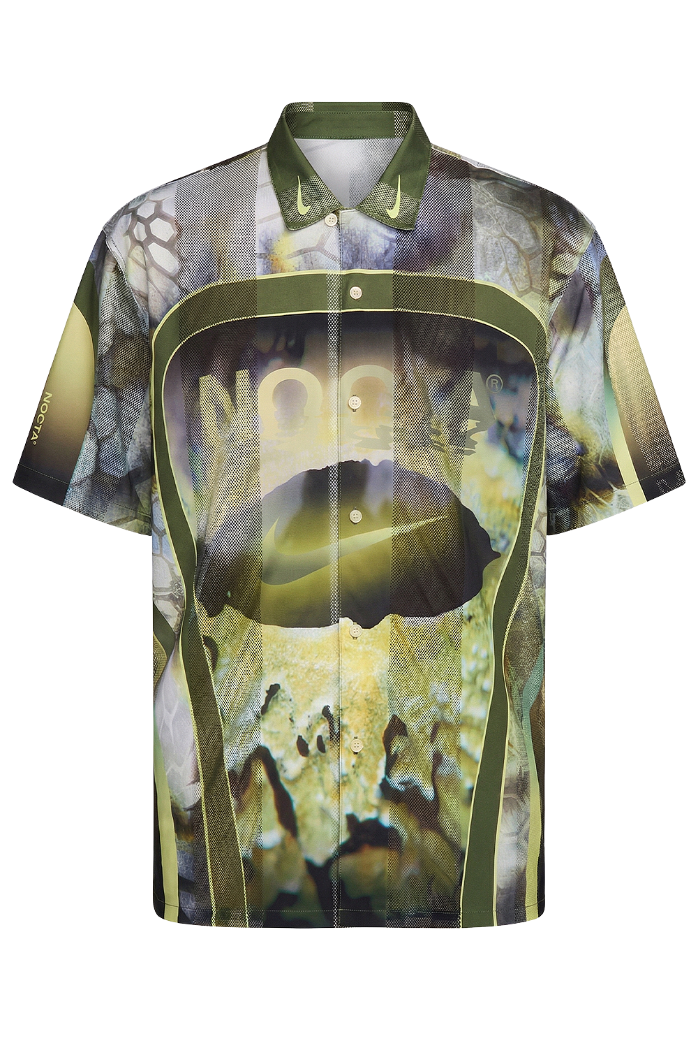 תמונה קידמית של נייקי X סטוסי חולצת כפתורים רשת