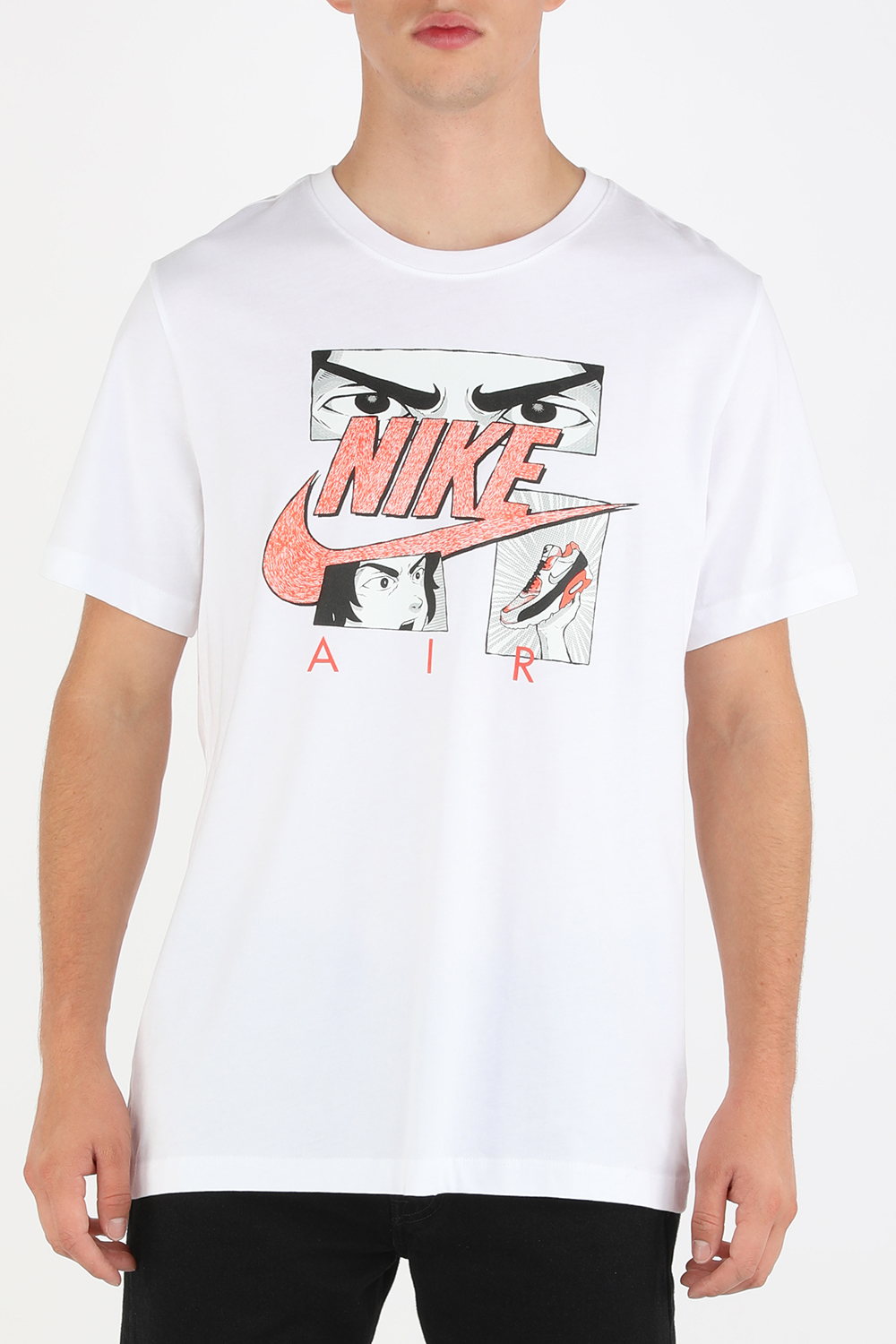 תמונת דוגמן קידמית של Manga Graphic T-Shirt in White