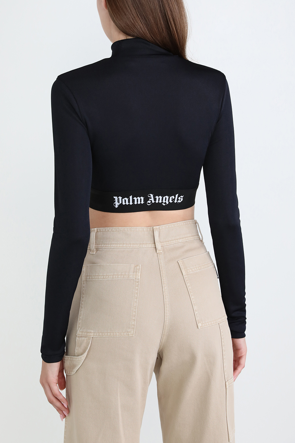 תמונת דוגמן אחורית של חולצה ארוכה קרופ