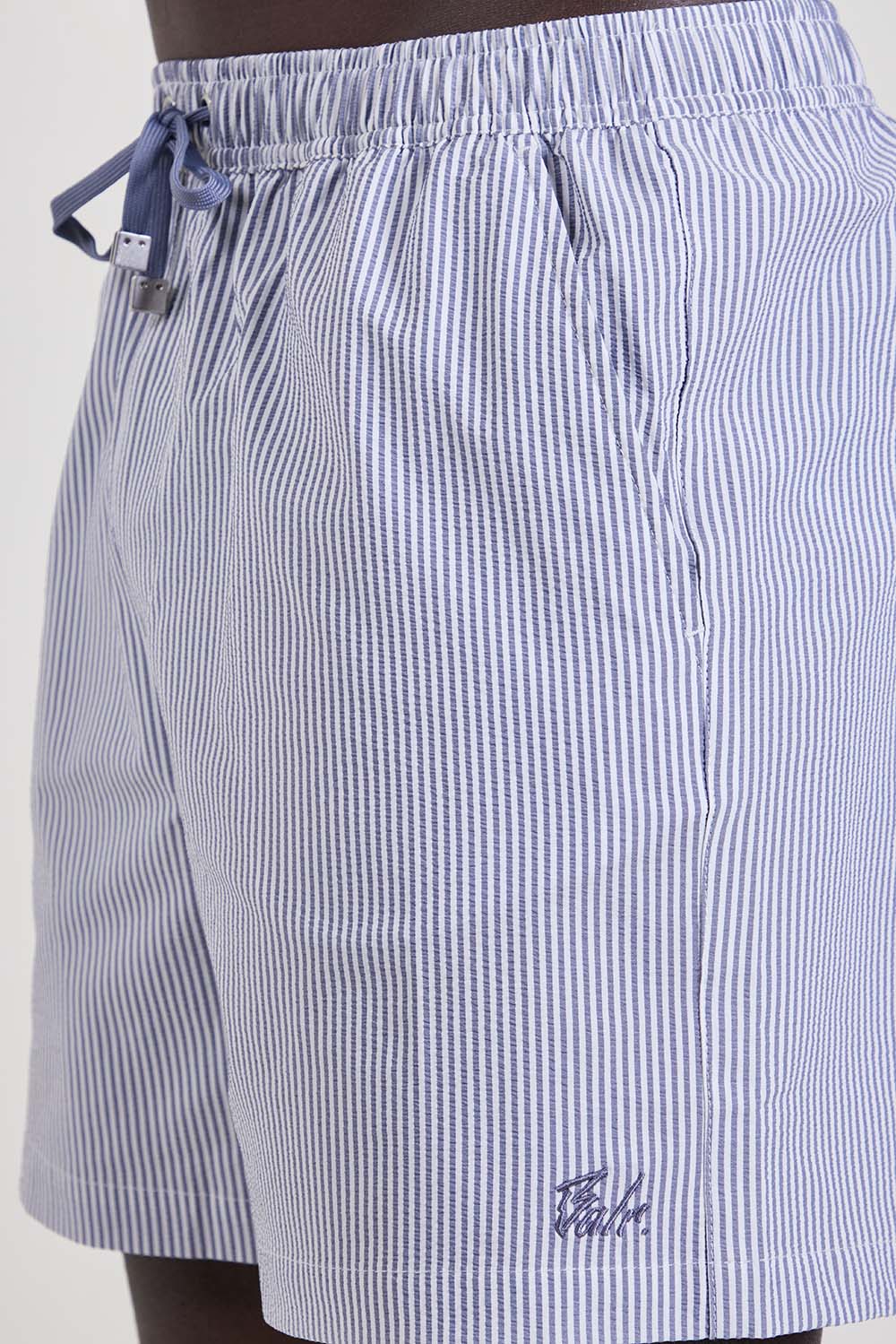 תמונת תקריב דוגמן של מכנסי בגד ים