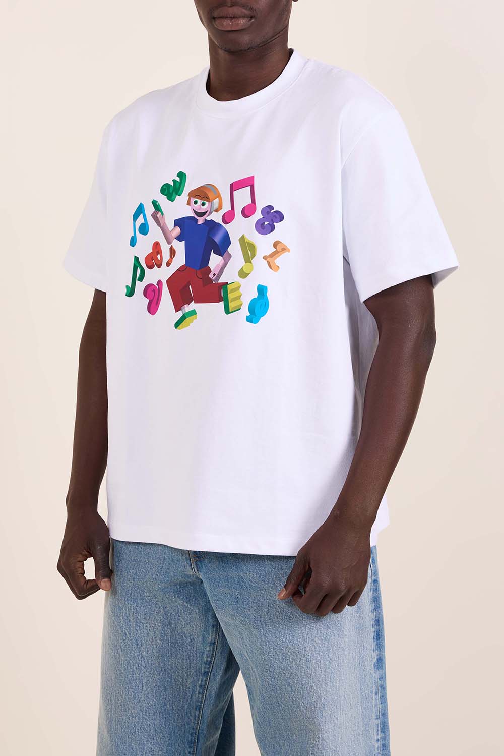 תמונת דוגמן קידמית של חולצת טי